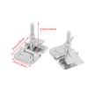 2pcs Silk Screen Printing Hinge Clamps Table Metal Frame Hinge