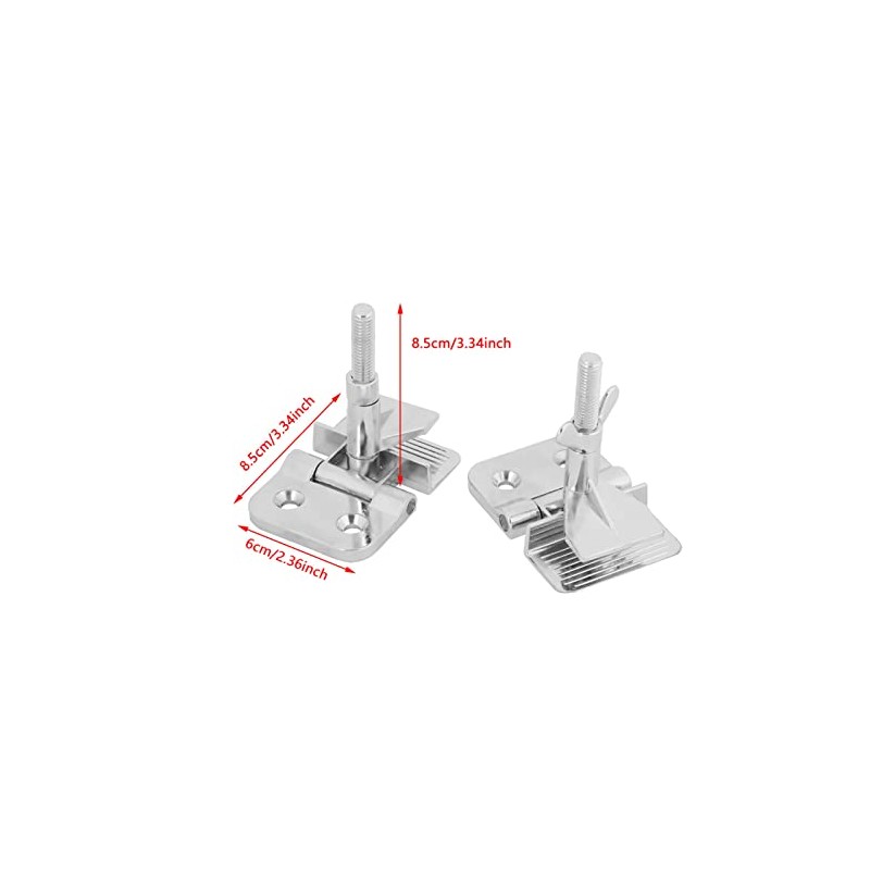 2pcs Silk Screen Printing Hinge Clamps Table Metal Frame Hinge