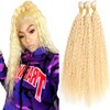 Blonde Bundles Human Hair 613 Bundles Blonde Curly Wave Bundles