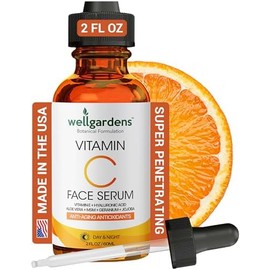 Sérum Facial 100 De Vitamina C Pura - Sérum Facial Antiedad - Sérum Facial Con Vitamina C, Vitamina E, Ácido Hialurónico Y Mezcla Botánica - Sérum