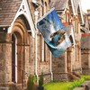 Surfing Squirrel Flag - Large Funny Flag - Double-Sided Print
