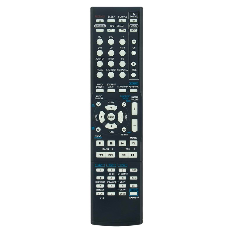 AXD7587 PERFASCIN Replace Remote Control Fit for Pioneer VSX-D814-K AXD7527