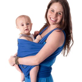 CuddleBug Baby Tragetuch Neugeborene - Weiches & elastisches Tragetuch - Babytrage ab Geburt - Baby Tragegurt in Einheitsgröße - Baby Carrier - Tragetuch Baby Neugeboren 3-15 kg