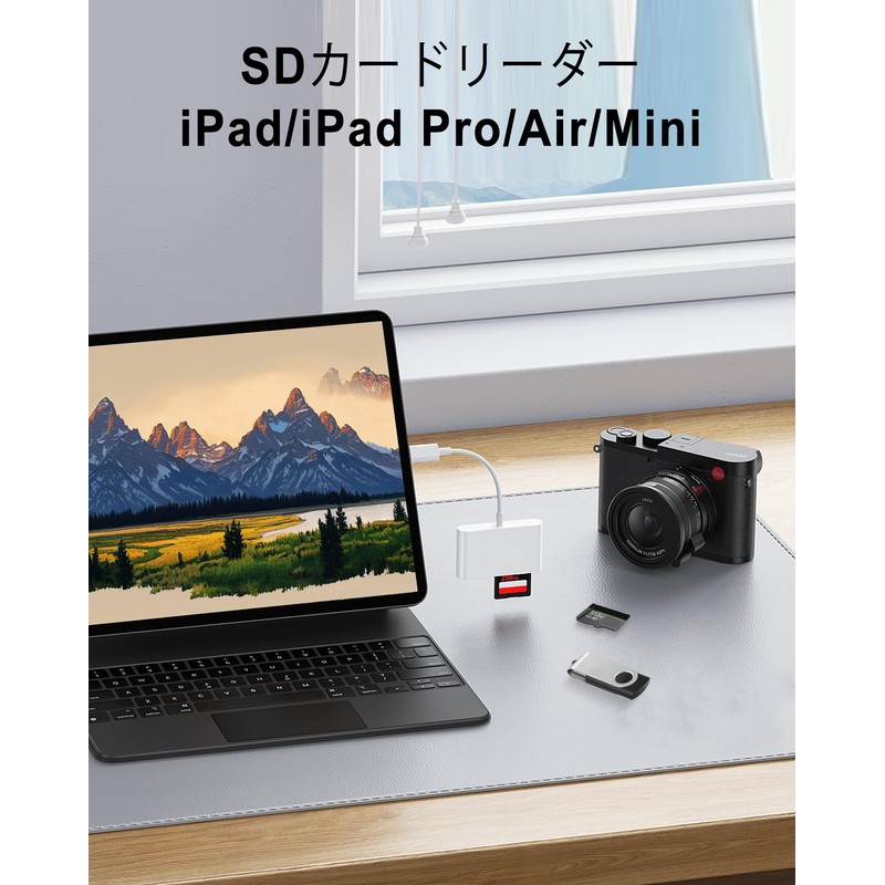 MFi Certified Product SD Card Reader, Type-c Memory Card Reader,