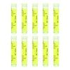 sourcing map 10pcs Small Cylindrical Bubble Level Vials 9x50mm PMMA
