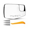 84309708 Right Passenger Side Heated Mirror Glass Fit for Chevy