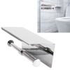 Toilet Paper Holder Dual End Wall Mounted Toilet Roll Holder