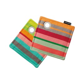 REMEMBER Pot Holder Set of 2 – Colourful and Stylish Kitchen Utensils for More Fun Cooking – Reliable Heat Protection for Your Hands