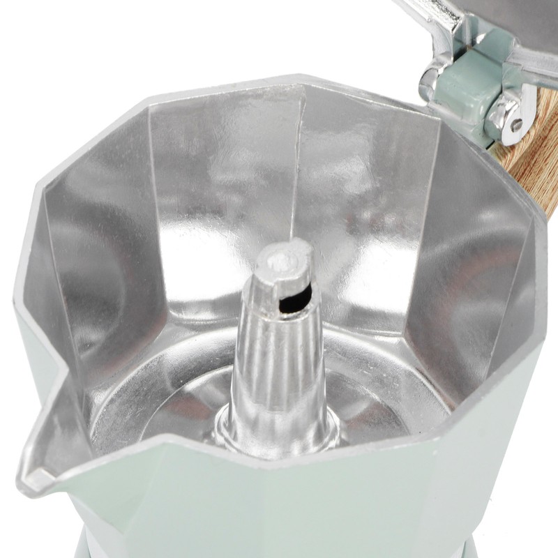 Stovetop Coffee Maker Aluminium Octagonal Coffee Pot Kettle Moka Pot