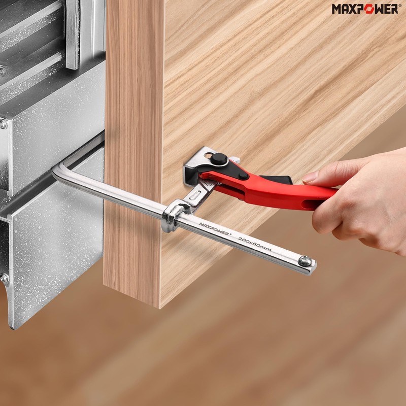 MAXPOWER Table Clamp Lever Clamp for Guide Rails with 200