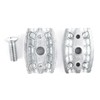 10 pcs galvanised steel egg shaped wire rope clip 3