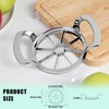 LIIGEMI Apple Core Slicer - Easily Cut Smooth Apple Slices