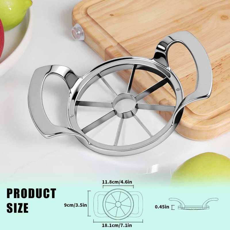 LIIGEMI Apple Core Slicer - Easily Cut Smooth Apple Slices