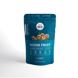 The Mix Superfoods, Monk Fruit PURO 100%, NO Eritritol, solo 1 Ingrediente. Ketofriendly (100 g)
