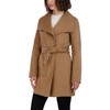 Tahari Women's Double-Faced Luxury Soft Blend Peacoat-Wrap Wool Coat with