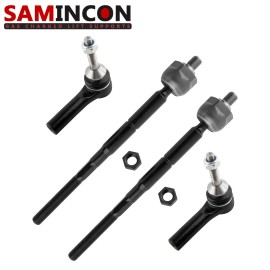 Unbranded 4x Front Inner & Outer Tie Rod for Ford Flex 2013-2016 2010-2012 Turbo