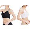 Comfyin Bralette Acolchado para Mujer, Tirantes para Dormir, sin Costuras,