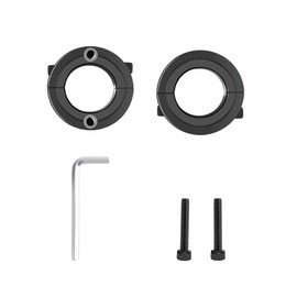 Fix-A-Chair Sinking Office Chair Saver Kit - Stainless Steel Shaft, Wrench & Nut, Gas Lift Cylinder Holder, Removal Tools Set for 28mm/1.1-Inch Cylinder (2 Pcs)