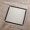 KINTEOK 4 Inch Square Shower Floor Drain,Shower Drain with 2-in-1
