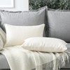 OTOSTAR Linen Throw Pillow Covers Pack of 2 Decorative Square