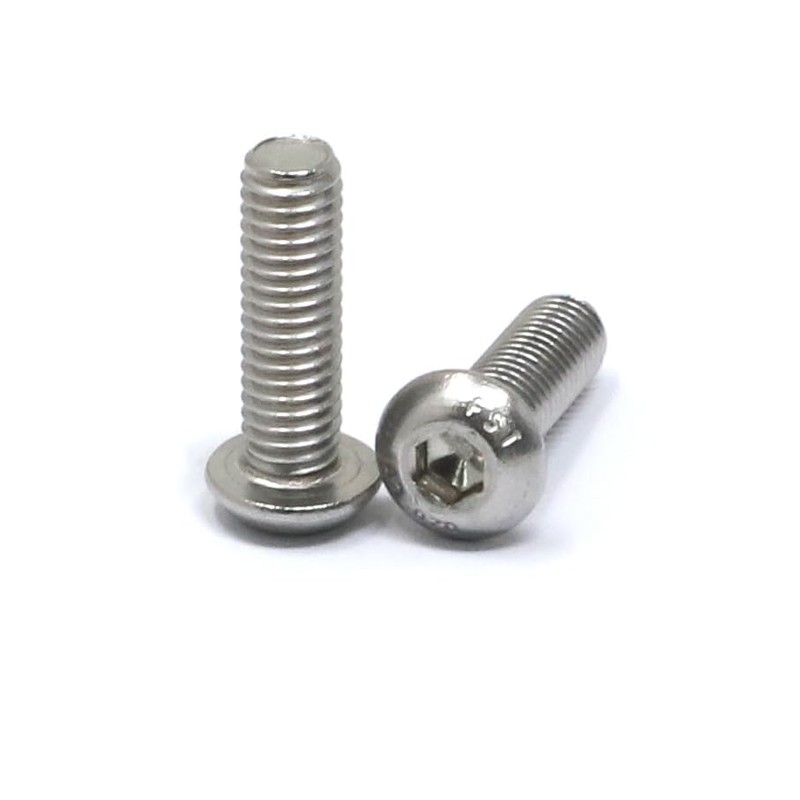 iexcell 50 Pcs M6 x 20mm Thread Pitch 1 mm