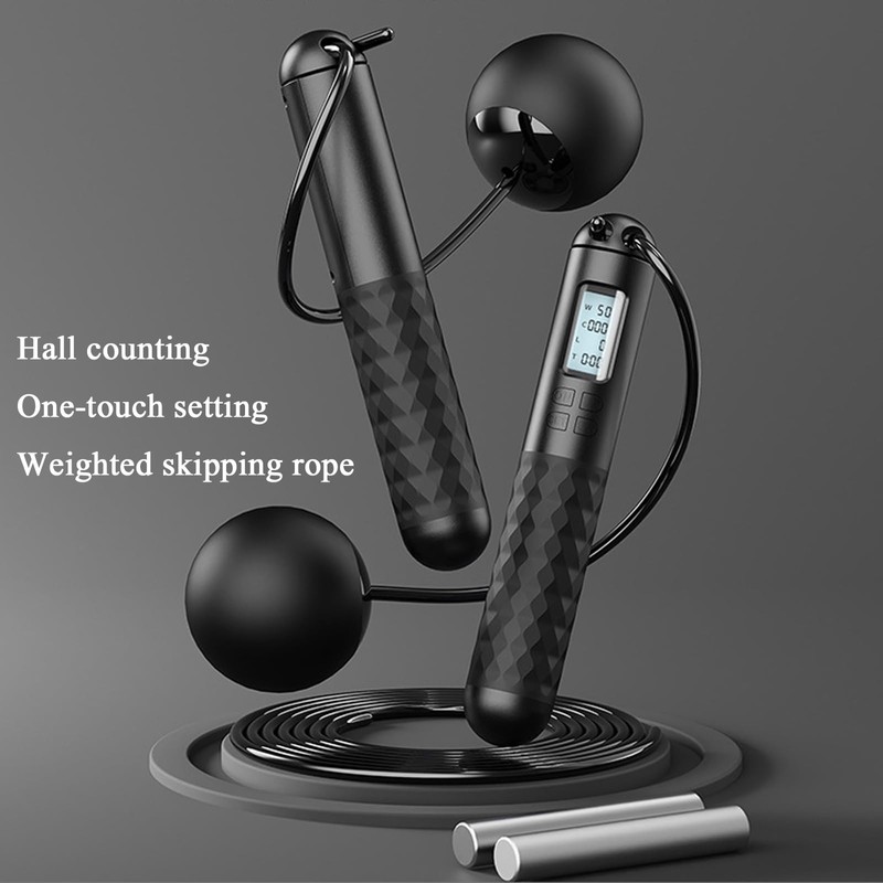 Wireless Skipping Rope with Counter,Ropeless Skipping Rope,Cordless Skipping Ropes for