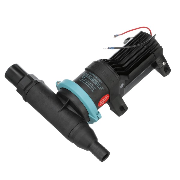 Whale BP4672 Gulper Grouper Mk 2 Fishbox Discharge Pump, Evacuation Pump for Fishbox, Livewell or Baitwell, 12V DC, 10 Amps, 1 Inch/1 ½ Inch Hose Connections, 4.75 GPM Flow Rate