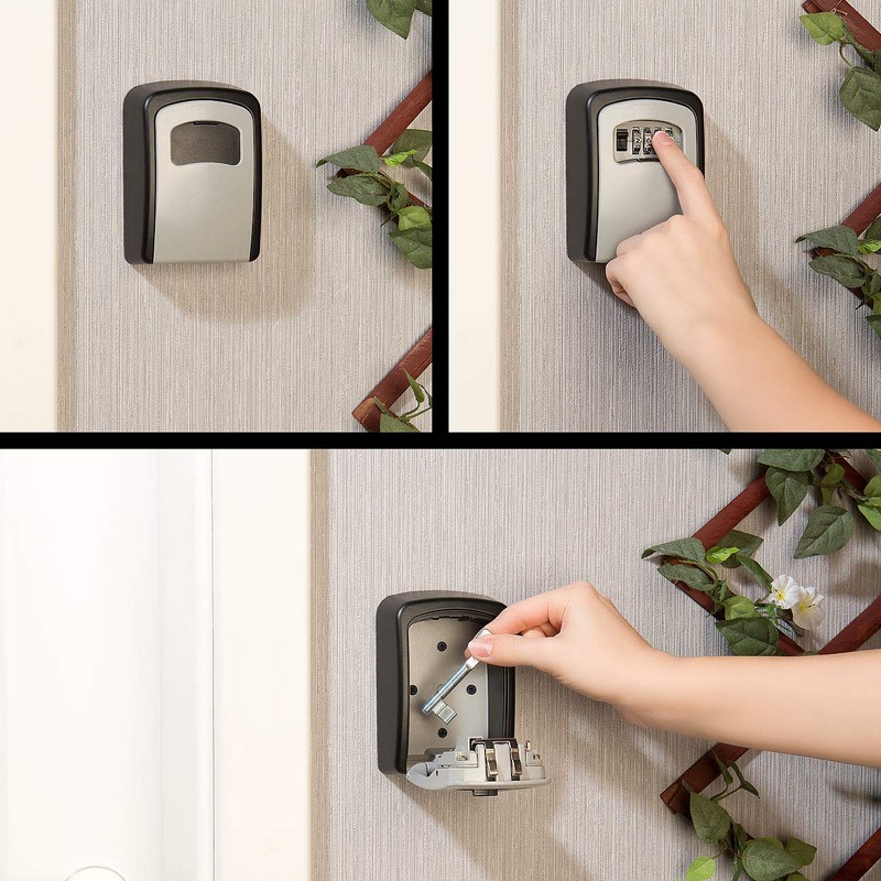 Xcase Small Key Safe: Mini Key Safe Wall Mounted 1mm