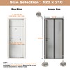 CWEEN CLU Magnetic Fly Screen Door, 120 x 210 cm,