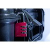 Padlock Combination Aluminum 30mm Red