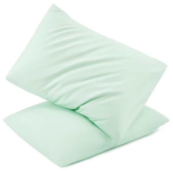 TILLYOU Toddler Pillowcase 2 Pack with Envelope Closure,13" x 18"