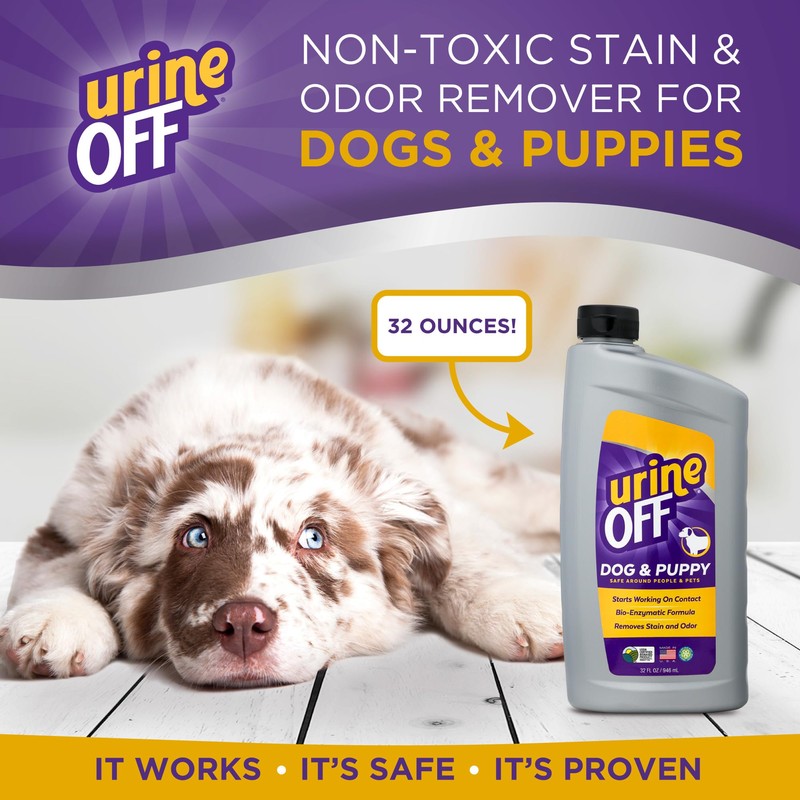 urineOFF Puppy & Dog Pet Stain Remover | Freshly Scented