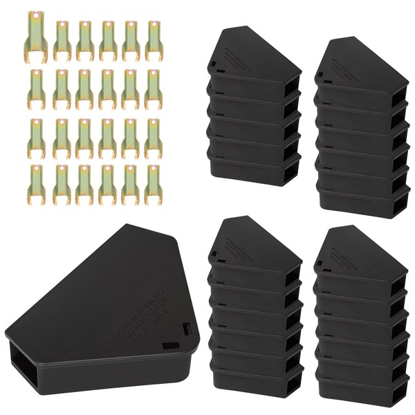 Mouse Station with Keys Black: 16PCS Key Required Mouse Stations