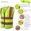 Ekkosafety Reflective Mesh Safety Vest for Men Women with 5