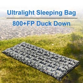 Ultralight Sleeping Bag 800+ Fill Power Duck Down Sleeping Bag for Camping Hiking Traveling