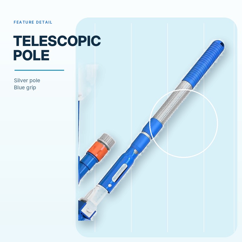 40 Inch Portable Pool Vacuum Jet Cleaner, K-1060 Underwater Cleaning