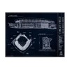 Ballpark Blueprints Target Field Blueprint Style Print (Unframed, 18" H