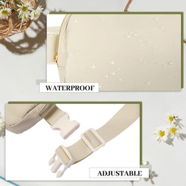 JASGOOD Belt Bag for Women Men Crossbody Fanny Pack Bum Hip Waist Bags with Adjustable Standard Strap for Running