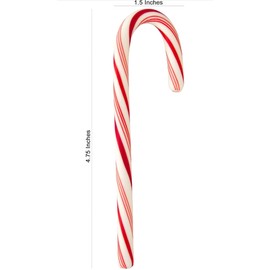 Candy Canes, Individually Wrapped, Red & White Stripes, Christmas Holiday Candy, Bulk | (120 CT)