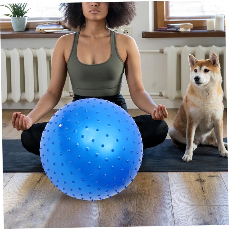 SAFIGLE Pilates Ball Yoga Ball Exercise Ball Spiky Massage Ball