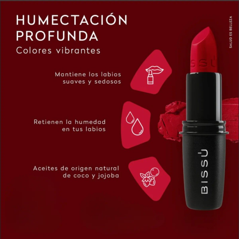 Labial Humectante Bissú Larga Duración 4g