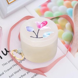 NatureBoost Handcrafted Marble/Onyx Small Ring Box – 3-Inch Decorative Jewelry Storage – Unique Gift Idea for All Occasions