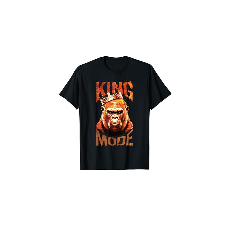 Gorilla King Mode | Erfolg Gym Workout Beast Motivation T-Shirt,