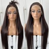 MITIMES 13x6 Straight Lace Front Wigs Pre-Plucked Glueless Brown HD