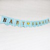 First Days Maternity Blue Baby Shower Banner, Reusable Banner for