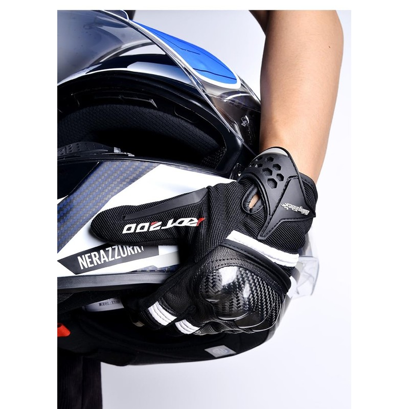 G02 L Motocross Motorcycle Gloves with Carbon Protection, Breathable, Non-Slip