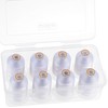 New brothread 8 White Polyester Sewing Machine Embroidery Thread Set