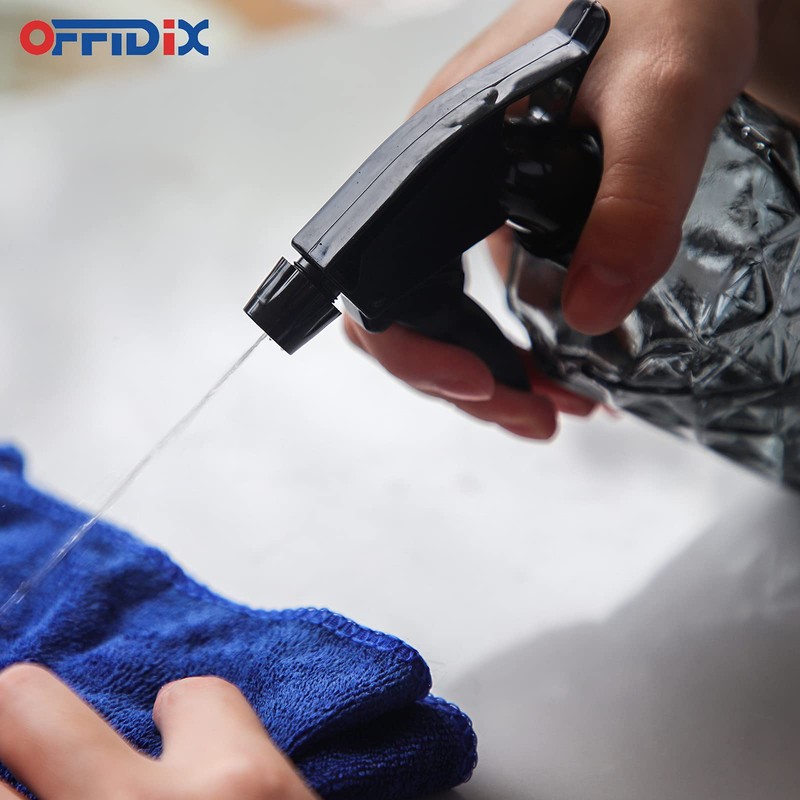 OFFIDIX Glass Spray Bottle, Fine Mist Plant Mister, Handheld Pressure