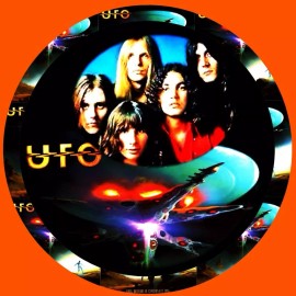 UFO WITH MICHAEL SCHENKER COLLECTION TWO LEATHER KEYCHAINS