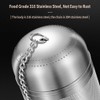 BOMANSI BOMS 316 Stainless Steel Tea Infuser Reusable Tea Steeper